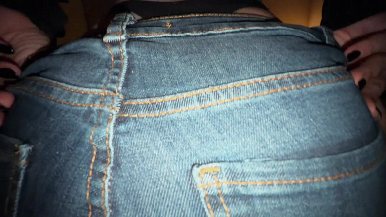 Secret Latina: Tight Jeans - Dry Humping My Roommate’s Big Ass