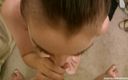 PurefilmsTv: Крошка-брюнетка получает горячую сперму в ее милый рот