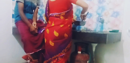 Teensex: Busty Bhabi Gets Pounded in the Kitchen by Her Devar.