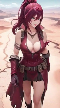 Purple-haired Partner Whispers Secrets Nearby. It's Not Just a Break in Battle