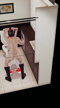 Yaoi - 일본 공중 화장실에서 따먹히는 펨보이