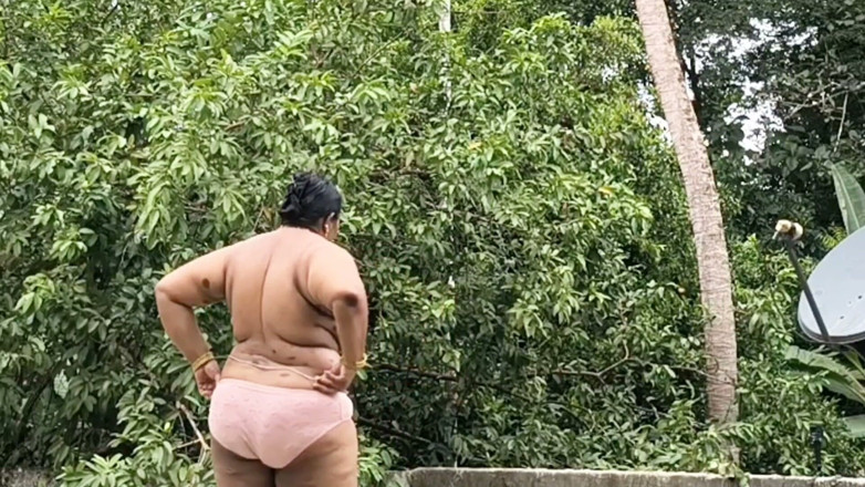 Anne Ipe: Chubby Girl in White Skirts and Pink to Getting Completely...