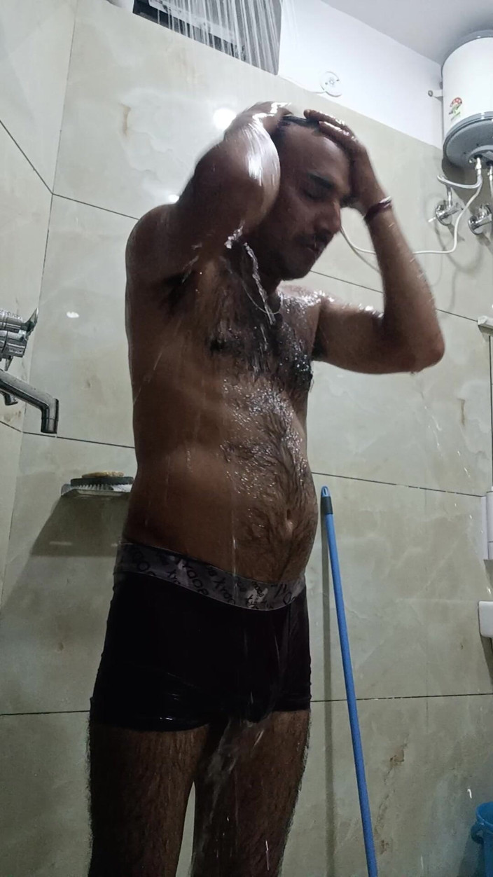 Rajasthani-old-lover: 젖탱이를 핥는 인도 경찰
