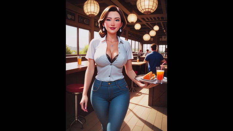 CoolVids: 仕事帰りにリラックスしている熟女
