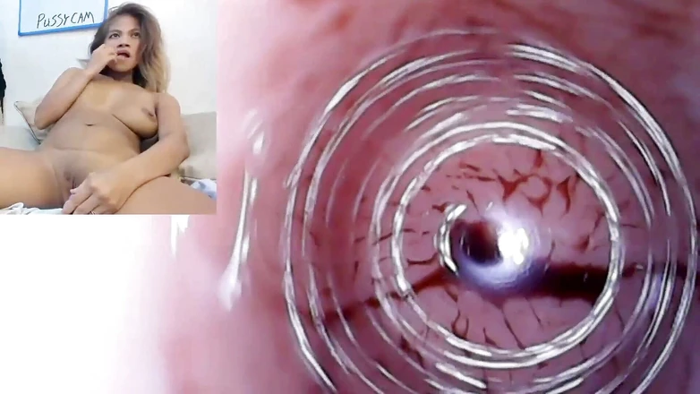 SexyGamingCouple: Cảnh quay camera âm hộ âm hộ của creampie hàng tháng của...