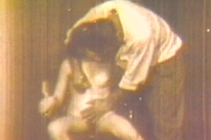 Lovers Of Vintage: Slim and Hot Vintage Girl Fucked Hard with Condom