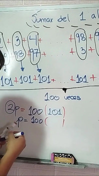 8. Aritmética: Adición de 1 a 100