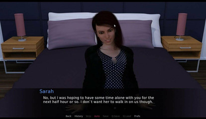 Erotic Krisso: 三角形令人难以置信的继母指导新生鸡巴