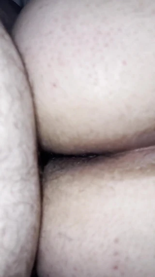 Hard: Doggystyle with Big Fat Pregnant Girl - Close-up and Cum Inside
