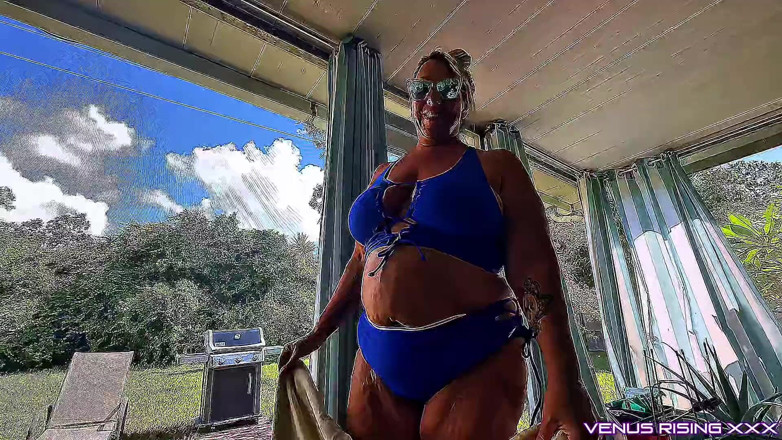 Venus Rising_Hotwife: 파티오 펠라 POV