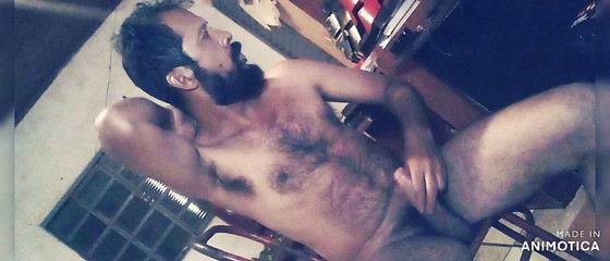 Rock F hairy: Masturbace