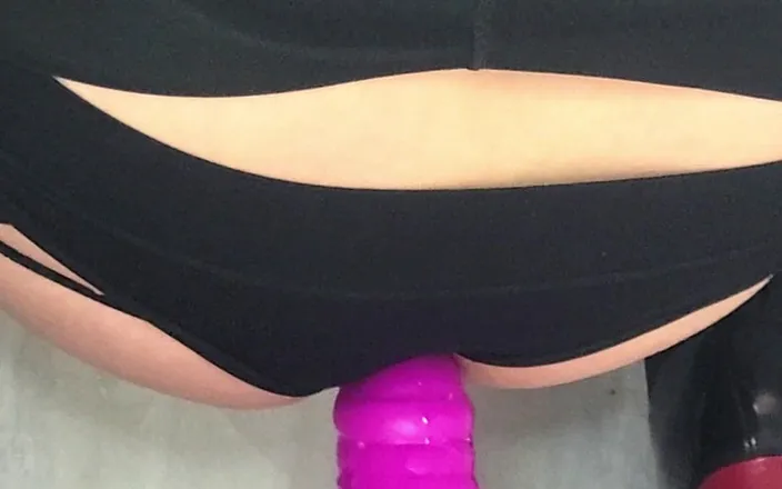 kandiKane: Big Ass Anal Plug and Thick Purple Dildo for Kandi...