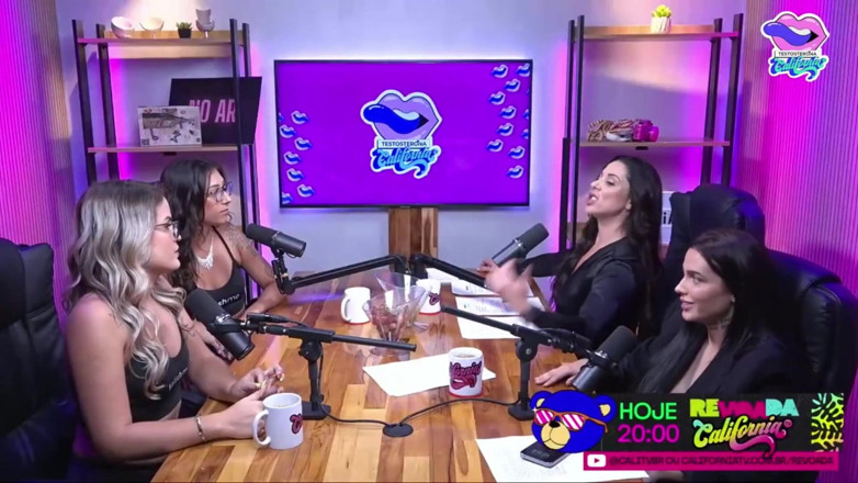 California TV: Dos Bellezas En Un Show De Conversación Sucia - Bruna Carlos...