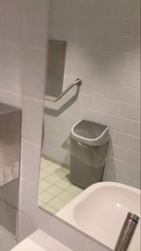 Jacking off in Parking Lot Bathroom in Antwerp