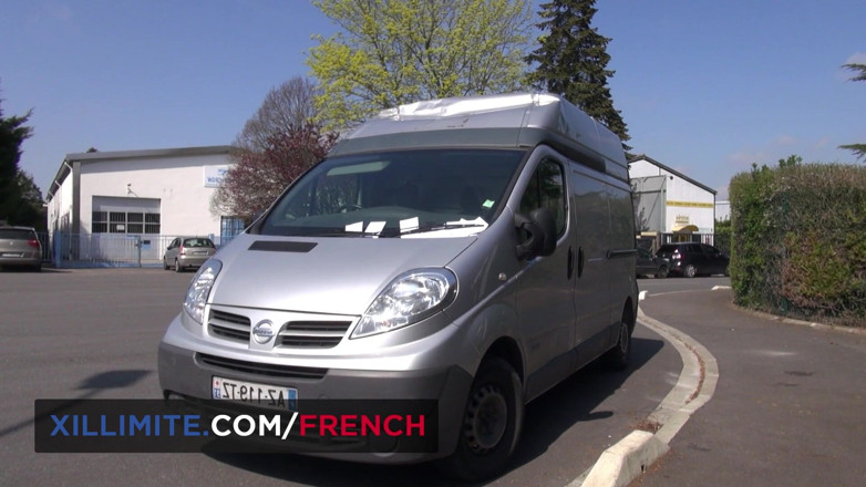 French girls at work: Redhead meter maid gets fucked in the truck