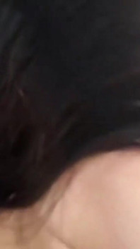 Shy small tits Asian gets creampied