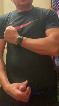 Horny Jockdad87 Busts Another Load Between Classes