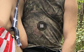 Redneck Lapdance in the Woods Got This Big Dick Redneck Paying Her Good