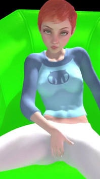 Gwen Tennyson klitorisini ovuyor. Hentai Parody