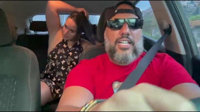 Lidi Ferrari: Le pedí al conductor de la app de Uber que...