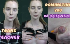 Transleraar laat je haar pijpen in detentie Joi