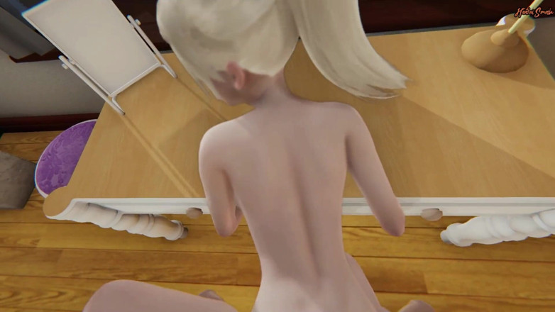 Hentai Smash: Mercy se fait baiser et éjaculer dessus de ton POV - Overwatch 3D...