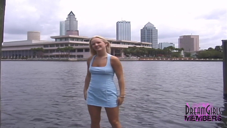 Dream Girls: Streaking with super hot blonde silver