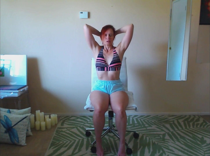 Aurora Willows: Beginner yoga neck stretching