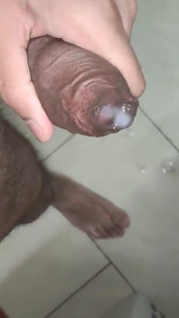 Cum in the Bathroom