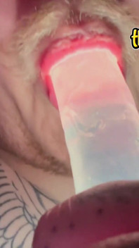 Glowing Dildo - Smoking