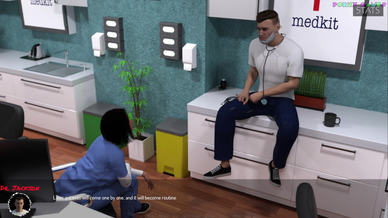 Porny Games: Lékařská speciální péče od 10ki - první pracovní den, s erotickými výsledky 1