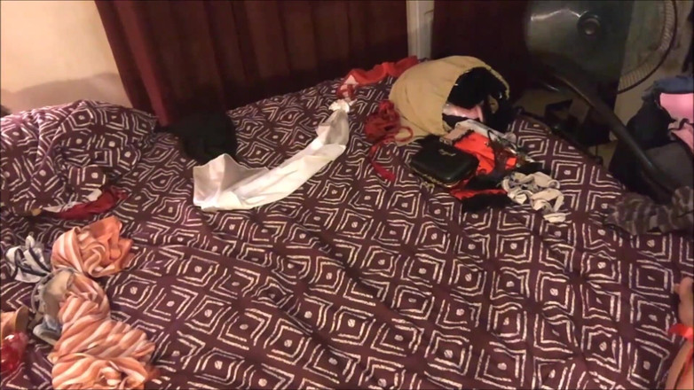 Sexy O2: 386 - イブニングファック、フランス人ふしだらな女のためのサテンドレスとランジェリー