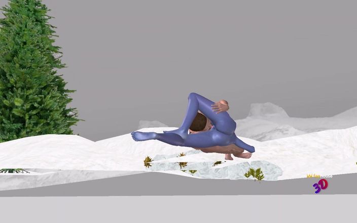 3D Cartoon Porn: 3D Animowane filmy erotyczne - elf i mężczyzna w stylu pieska, 69...