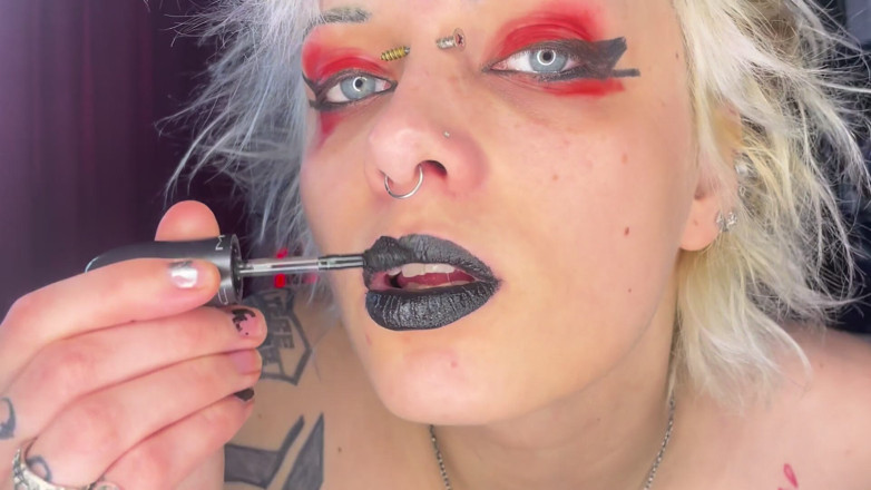 Glitterqueen1999: Mp4 chłopak Bday Blowjob Super Niechlujna szminka Fetysz