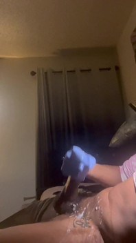 BBC yummie ts trans Shemale with Latex glove fetish