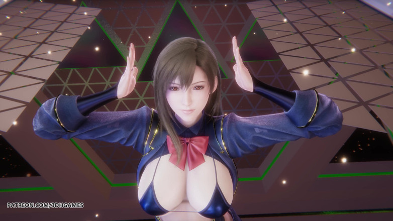 3D-Hentai Games: Chung Ha - Algorithmique Tifa Lockhart, strip-tease sexy, Final Fantasy Hentai,...