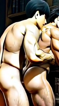 Un Couple Gay Très Coquin Et Musclé a Fait L’amour En Divers Endroits D’europe. Animation Yaoi Hentai.