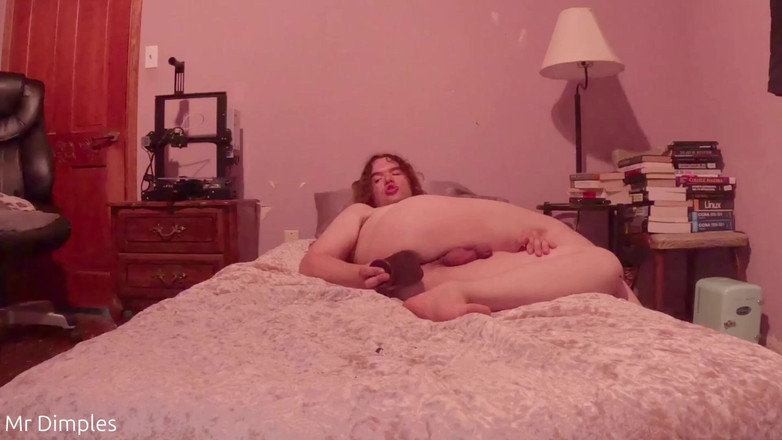 Mr Dimples: Entrenamiento anal con mi consolador bbc