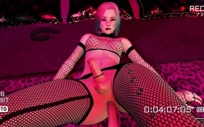 EvolutionLFN: Cyberpunk babe spuści jak fontanna futa /trans