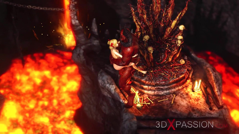 3dxpassion: Inferno. Hot sex in hell. Devil fucks hard a young...