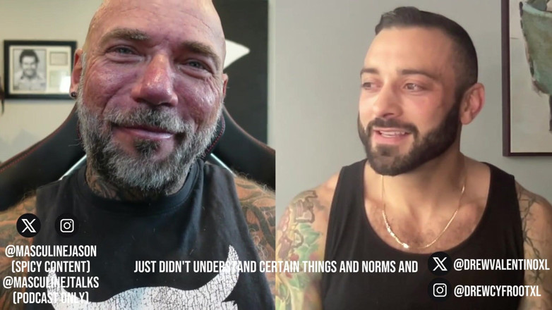 Raw and Uncensored with Masculine Jason: Porn Star Confessions - Drew Valentino (episode 208)