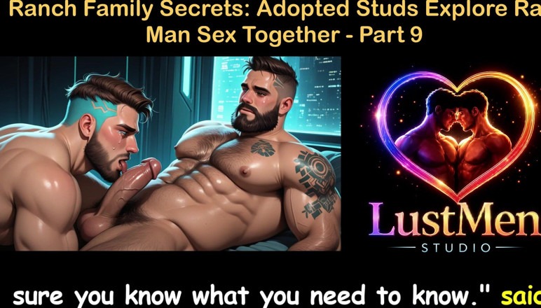 LustMen: Англійська аудіо гей секс історія - ranch сімейні секрети, прийняті чуваки досліджують грубий секс з чоловіком разом - частина 9
