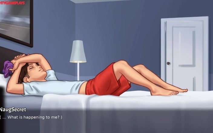 Naughty gameplays: Une propriétaire MILF l’a surpris en train de se branler...