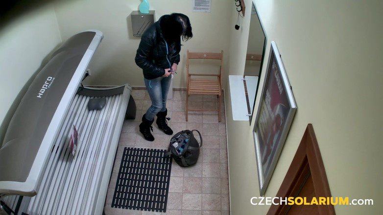 Czech Solarium: Czech Solarium 240: Young Woman’s Steamy Solarium Exploration