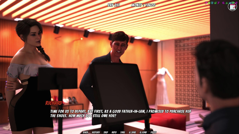 Porny Games: Lisa कुल जांच! Dragofinder Studio द्वारा - पति के सामने डैडी के साथ चुदाई38