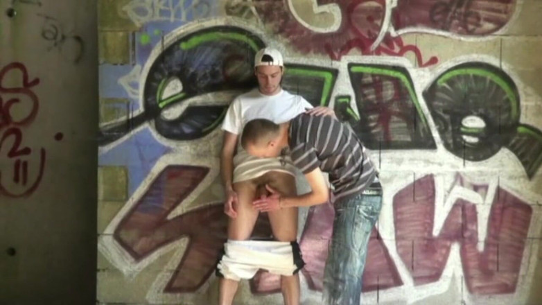Crunch Boy: Scally boy fucked outdoor exhib