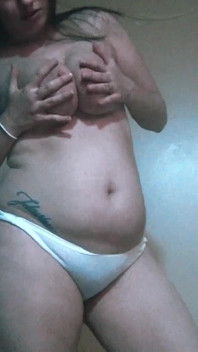 Quarantine Weight Gain BBW Fat Chubby MILF Shows off Her Big Belly