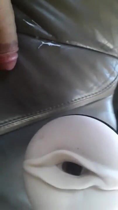 Angel Sapphire studio: Angel fucking her pocket pussy in the car