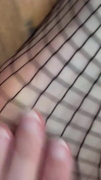 Fishnet Stockings on Feet