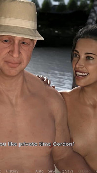 Východní blok: Starý muž šuká dvě sexy holky na nudistické pláži Jeho žena ho málem chytila - epizoda 35